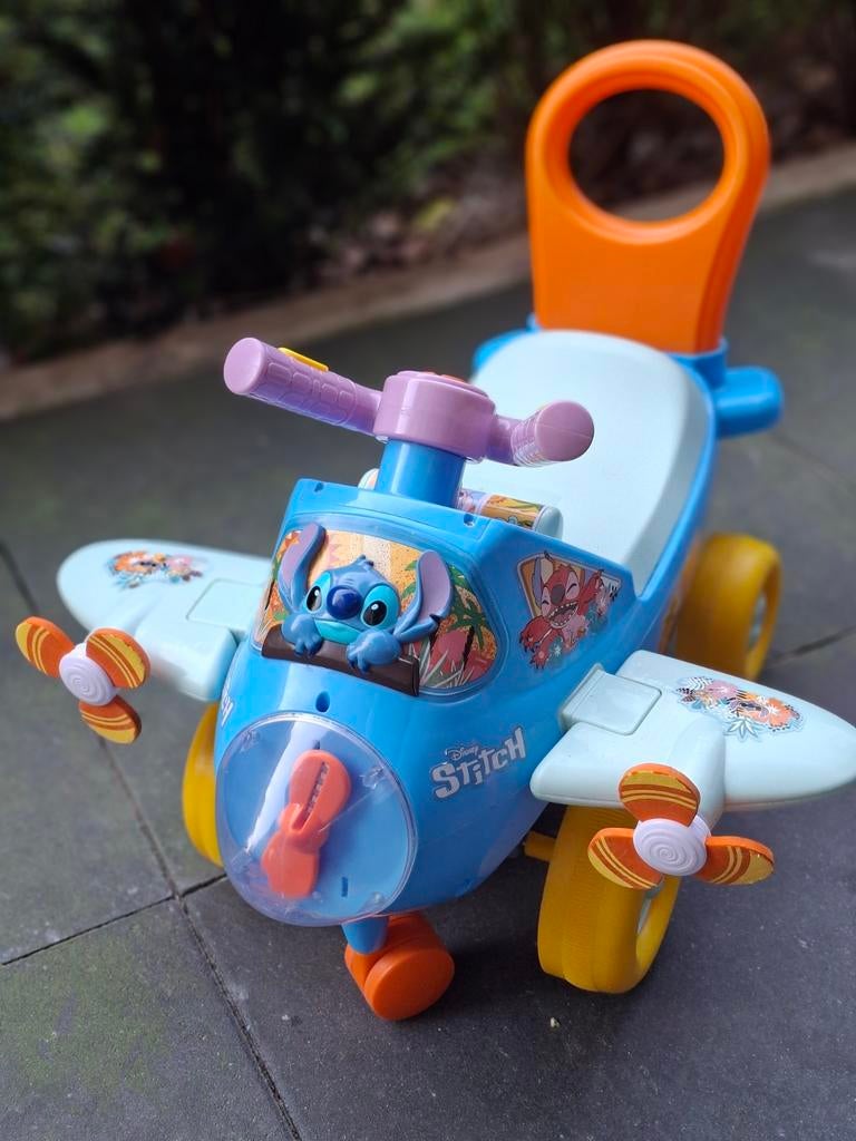 Kiddieland Disney Stitch Loopauto - Vliegplezier voor Kids!, Ophalen of Verzenden, 6 maanden tot 2 jaar