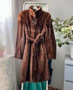 Classy nertsen bont jas met ceintuur, Verzenden, Zo goed als nieuw, Maat 38/40 (M)