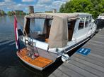 Verlengde Van Leeuwen schouw motorschip, Watersport en Boten, Ophalen, Staal, Diesel, 50 pk of meer