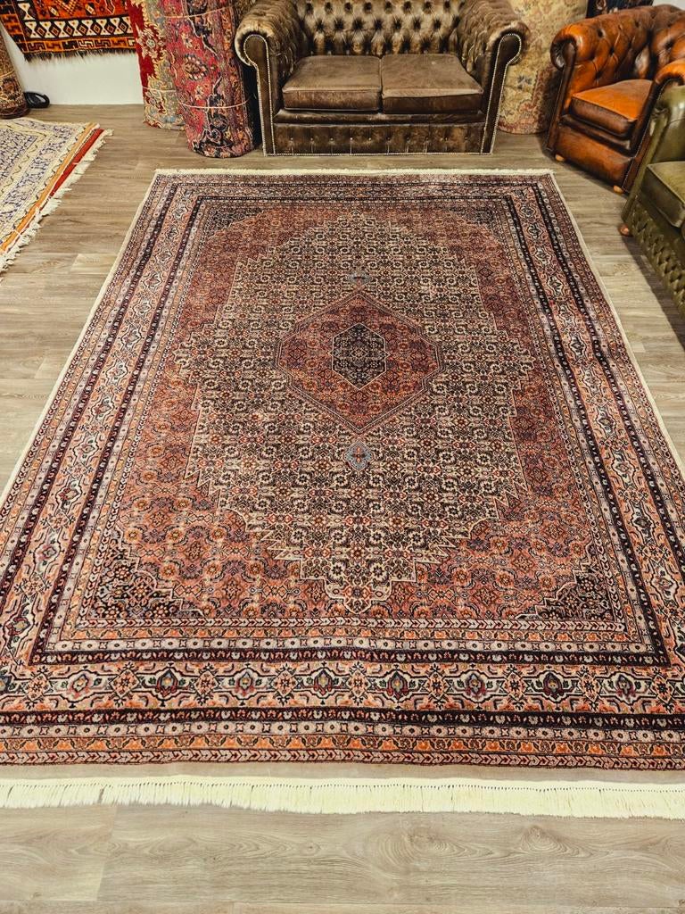 Perzisch Handgeknoopt Bidjar Tapijt. Prachtige kleuren!, Huis en Inrichting, Crème, Perzisch, 200 cm of meer, Ophalen of Verzenden