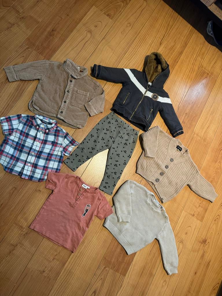 Kledingpakket Jongen Maat 74/80  ralph lauren, z8, zara,, Kinderen en Baby's, Ophalen of Verzenden, Zo goed als nieuw, Maat 74