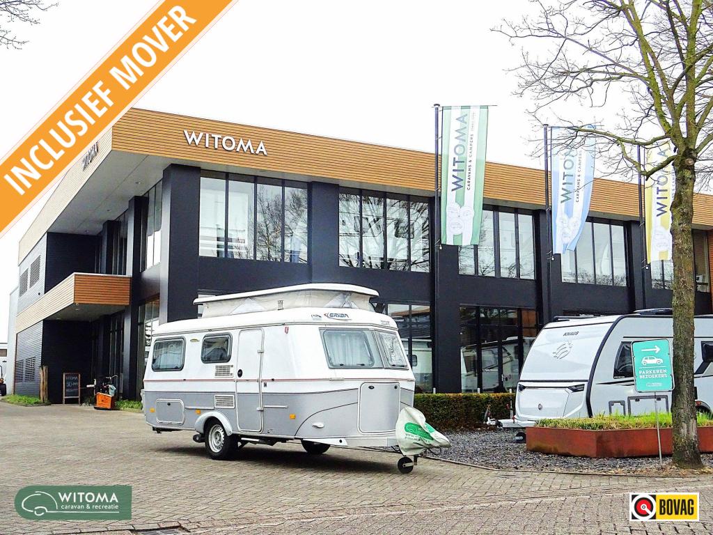 Eriba Troll 550 GT Mover, Unico Verona, Caravans en Kamperen, Caravans, Bedrijf, Treinzit, 750 - 1000 kg, 4 tot 5 meter