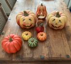 Halloween of herfst decoratie pompoenen, Tuin en Terras, Tuinbeelden, Ophalen, Gebruikt, Overige typen