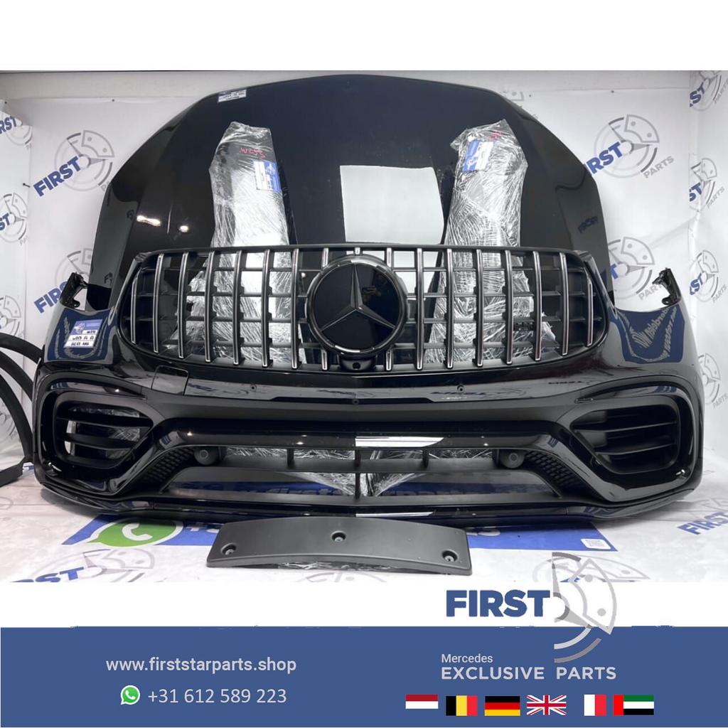 2023 W253 C253 GLC 63 AMG FACELIFT VOORKOP ZWART COMPLEET FR, Gebruikt, -, Voor, Ophalen of Verzenden
