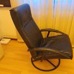 luxe  leren stoel, Huis en Inrichting, Fauteuils, Ophalen, Zo goed als nieuw, Modern, 50 tot 75 cm