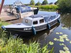 Stalen boot, vlet, visboot, Watersport en Boten, Motorboten en Motorjachten, Ophalen, Gebruikt, Staal, Binnenboordmotor