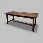 Antieke Franse Eettafel - Boeren Tafel Eiken, Huis en Inrichting, Ophalen, Gebruikt, Eikenhout, 200 cm of meer