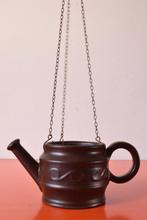 Retro vintage hang bloempot / plantenhanger - Model gieter, Ophalen of Verzenden