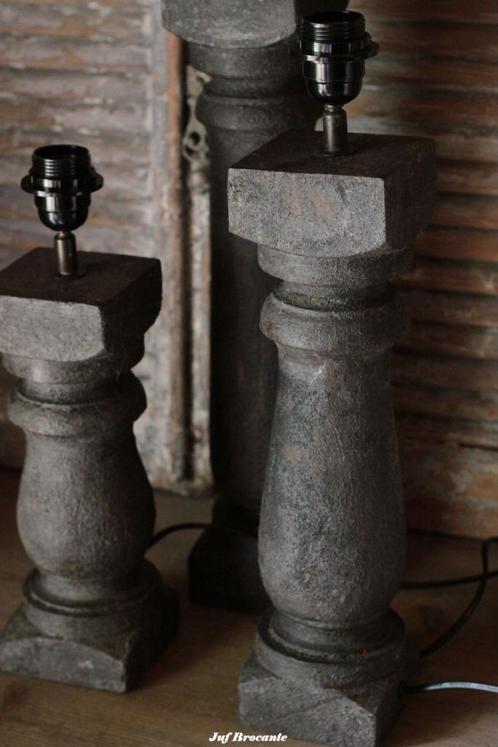 Lampenvoet massief hout matzwart, Huis en Inrichting, Woonaccessoires | Overige, Nieuw, Ophalen of Verzenden