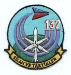 Turkse luchtmacht patch 132 Filo F-4E Phantom / F-5A Konya, Verzamelen, Ophalen of Verzenden, Luchtmacht, Overige gebieden, Embleem of Badge