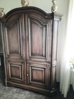 Massief eiken toogkast met kaststel, Huis en Inrichting, Kasten | Buffetkasten, Ophalen, Met deur(en), 100 tot 150 cm, Eikenhout