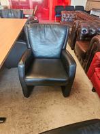 6 mooie luxe eetkamerstoelen zwart leer, Ophalen, Zo goed als nieuw, Minder dan 75 cm, Leer