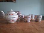Nieuwe theepot en 4 mokken van Kakelbont - Yvon Jaspers, Huis en Inrichting, Keuken | Servies, Ophalen, Keramiek, Overige typen