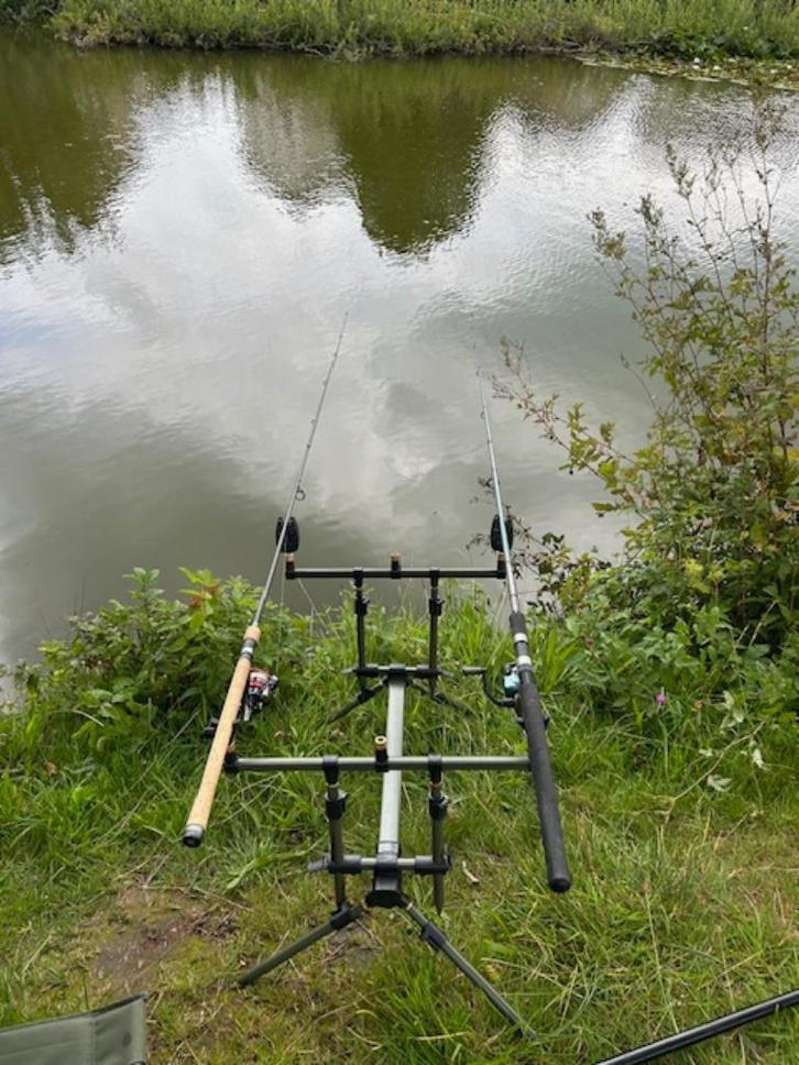 Vis gerei set Compleet, Watersport en Boten, Hengelsport | Witvissen, Gebruikt, Complete set, Ophalen