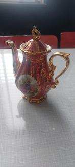 Limoges Theepot met Gouden Details, Antiek en Kunst, Ophalen of Verzenden