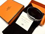 Hermes armband emaille PM Metaal Zilver Wit Zwart, Ophalen of Verzenden, Gebruikt, Wit, Zilver