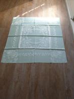 Groen tafellaken, damast stof, Huis en Inrichting, Ophalen of Verzenden, Gebruikt, Rechthoek, Binnen