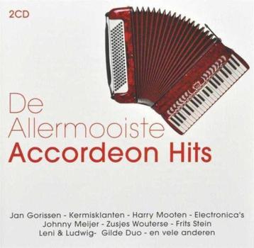 Accordeon Hits, De Allermooiste  Originele 2CD Nieuw in Foli