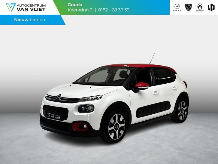 Citroen C3 1.2 PureTech S&S Shine Automaat | Navigatie | Ach, Auto's, Citroën, Bedrijf, Te koop, C3, ABS, Achteruitrijcamera, Airbags