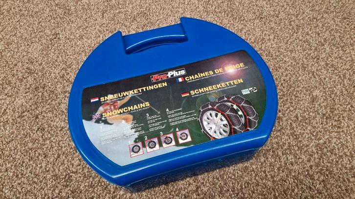 Ongebruikte sneeuwkettingen, Auto diversen, Sneeuwkettingen, Zo goed als nieuw, Ophalen