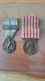 2x Franse Oorlogsmedailles WOII, Ophalen of Verzenden