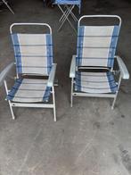 2 Dukdalf aluminium stoelen, Tuin en Terras, Ophalen, Gebruikt, Aluminium, Inklapbaar