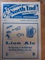 Preston North End v Cardiff City 1964, Verzamelen, Ophalen of Verzenden, Gebruikt, Buitenlandse clubs, Poster, Plaatje of Sticker