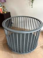 Bopita Rondo incl. boxkleed - antractiet - ronde babybox, Kinderen en Baby's, Boxen, Ophalen, Zo goed als nieuw, Rond, Boxkleed