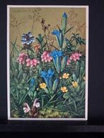 Klokjesgentiaan tekening door J Voerman, Verzamelen, Ansichtkaarten | Themakaarten, Verzenden, 1980 tot heden, Ongelopen, Natuur