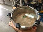 RVS GLAS sanitair mangat luik bier brouwen tank procestank 2, Ophalen, Nieuw