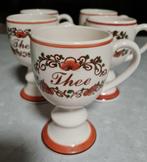 5 Mooie theemokken - Zenith - jaren '60, Antiek en Kunst, Antiek | Servies los, Ophalen of Verzenden
