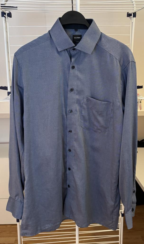 Olymp Luxor overhemden (7 stuks), Kleding | Heren, Overhemden, Gedragen, Halswijdte 41/42 (L), Overige kleuren, Ophalen of Verzenden