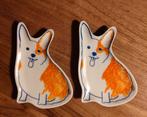 Oliver Bonas Leigh Dog Trinket Dish - Corgi Schaal, Porselein of Keramiek, Schaal, Ophalen of Verzenden, Zo goed als nieuw