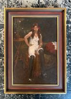 Harry Maas – Zittend meisje met rode strik – 1968, Ophalen