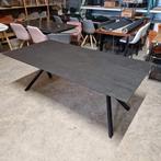 Rechthoekige Eettafel Zwart 220 cm Acaciahout | AANBIEDING, Antiek en Kunst, Antiek | Meubels | Tafels, Ophalen