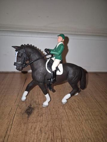 Springruiter en paard schleich  beschikbaar voor biedingen