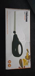 Elektrisch mes met twee messen, Huis en Inrichting, Ophalen, Nieuw, Rvs of Chroom