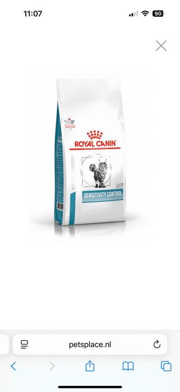 Gevraagd Royal Canin sensitivity control kat brokjes beschikbaar voor biedingen
