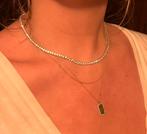 Vedder & Vedder Tennis Ketting Zilver, Ophalen of Verzenden, Zo goed als nieuw, Zilver, Met kristal