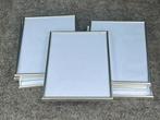 Zilverkleurige fotolijstjes, 7 stuks, 30x21 cm, Ophalen, Gebruikt