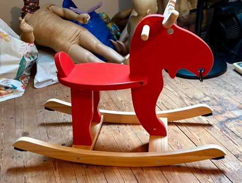 Houten Hobbelpaard , Ikea, Eland, Kinderen en Baby's, Speelgoed | Hobbelfiguren, Zo goed als nieuw, Ophalen