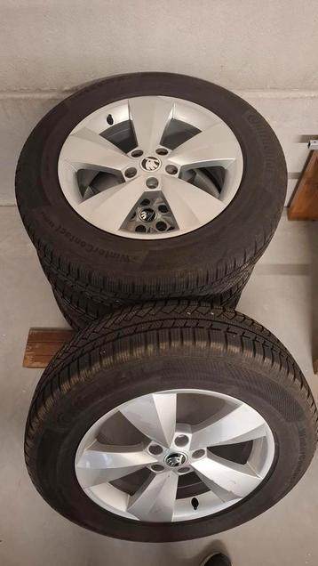 Skoda velgen met winterbanden beschikbaar voor biedingen