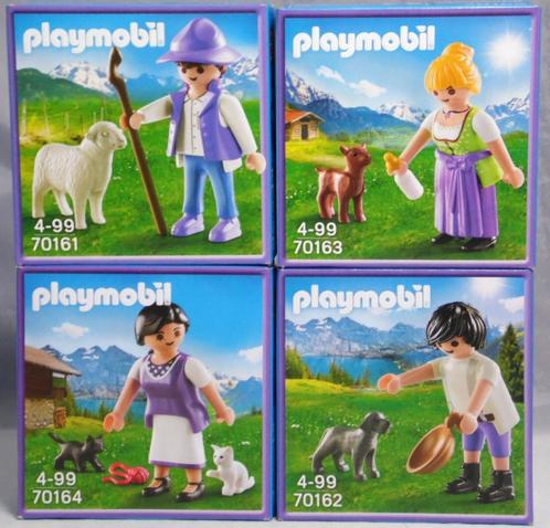 70161, 70162, 70163, 70164 Milka figuren speciale uitgave, Kinderen en Baby's, Speelgoed | Playmobil, Nieuw, Complete set, Ophalen of Verzenden