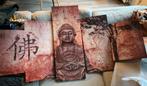 5 delig schilderij Buddha, Huis en Inrichting, Ophalen, Zo goed als nieuw