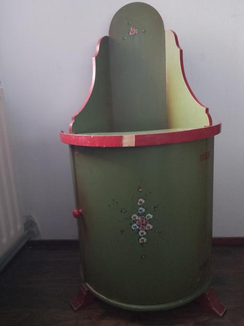 Antieke Kinderstoel Hindelooper Stijl – Uniek en Tijdloos, Antiek en Kunst, Antiek | Meubels | Stoelen en Banken, Ophalen of Verzenden