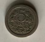 5 cents stuiver 1908 Wilhelmina, Ophalen of Verzenden, Koningin Wilhelmina, 5 cent, Losse munt