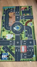 Speelkleed met wegen en gebouwen, Ophalen, Gebruikt