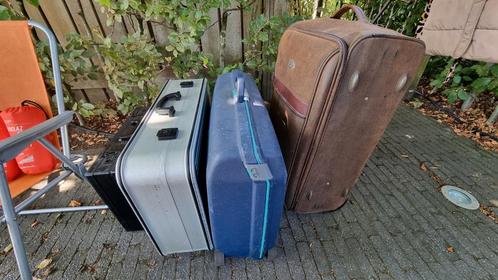 Vintage Koffers Set - 4 stuks, Sieraden, Tassen en Uiterlijk, Koffers, Gebruikt, Overige materialen, 60 tot 70 cm, 45 tot 55 cm