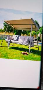 Schommelbank Haveson Milos veranda schommel met bedfunctie, Tuin en Terras, Ophalen, Partytent, Minder dan 4 meter, Minder dan 5 meter