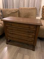 Vintage Houten kastje met Lades sidetable kast, Ophalen, Gebruikt, 50 tot 100 cm, Met lade(s)